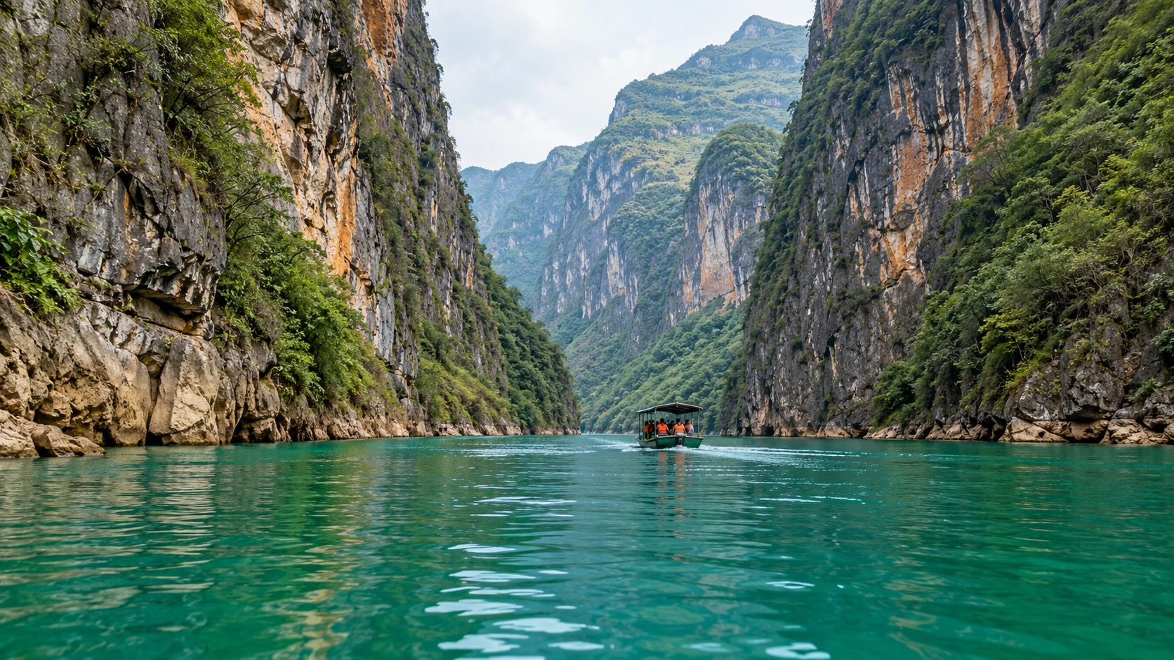 The Nho Que River viewpoint, located approximately halfway through Ma Pi Leng Pass